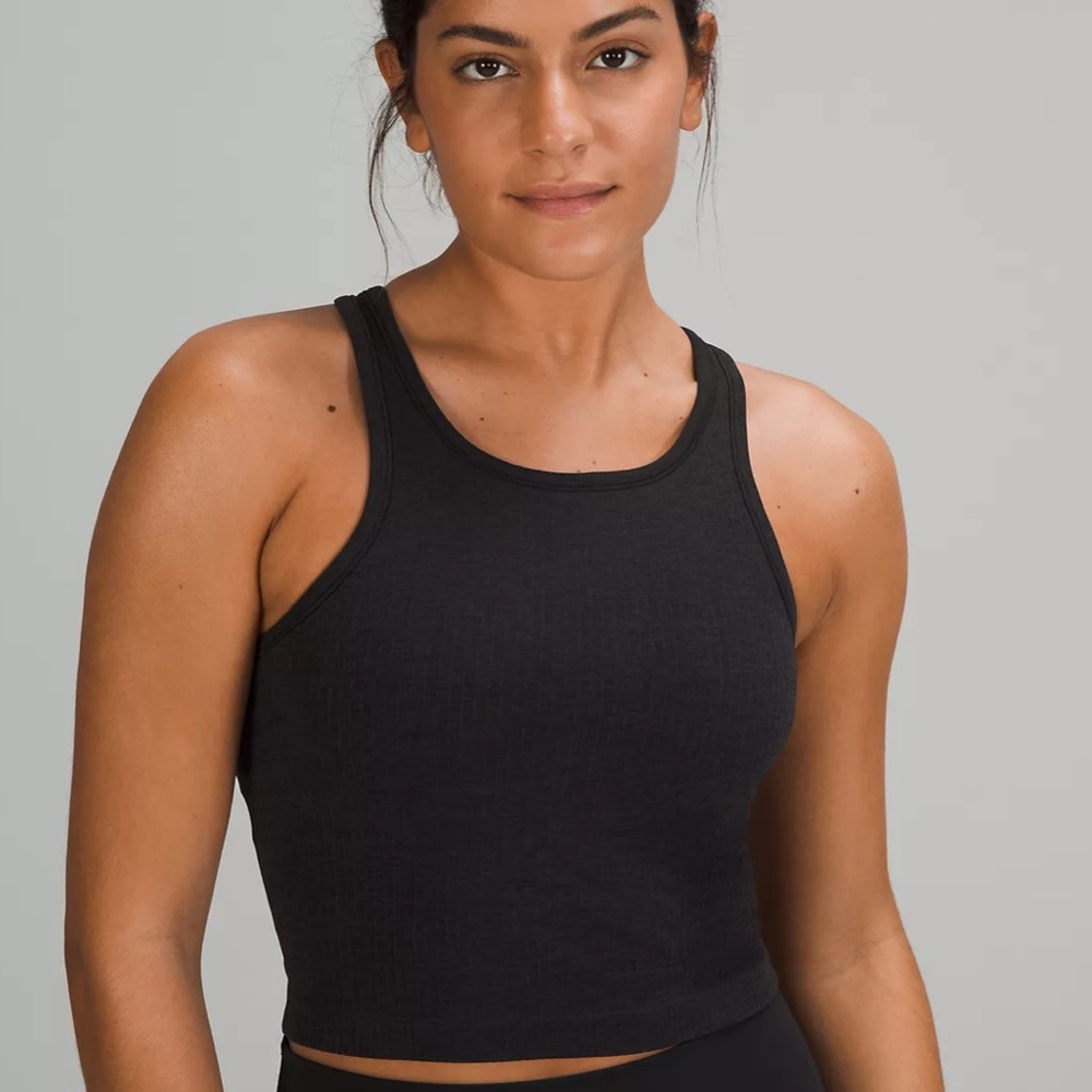 lululemon Ebb to Street Cropped Racerback Tank Top | SIZE 6